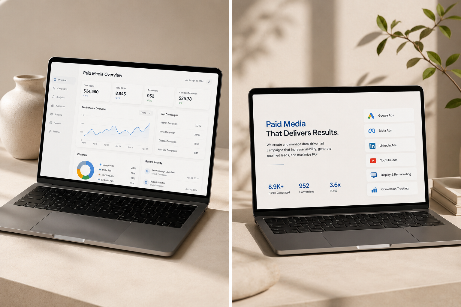 Paid Media Campaign Example